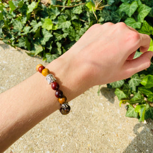 Mookaite Buddha Bracelet