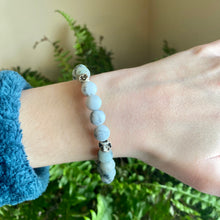 Load image into Gallery viewer, Howlite & Kiwi Jasper Bracelet