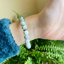 Load image into Gallery viewer, Kiwi Jasper, Howlite, Lava Stone Bracelet
