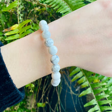 Load image into Gallery viewer, Howlite & Lava Stone Bracelet