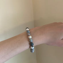 Load image into Gallery viewer, Pink Zebra Stone Bracelet
