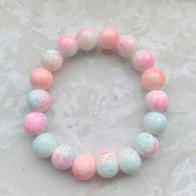 Load image into Gallery viewer, Blue &amp; Pink Bead Bracelet
