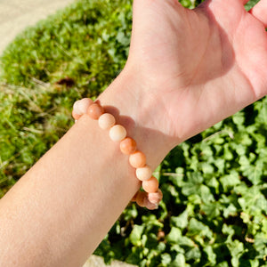 Matte Pink Aventurine Bracelet