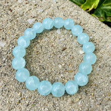 Load image into Gallery viewer, Light Blue Chunky Glass Bracelet
