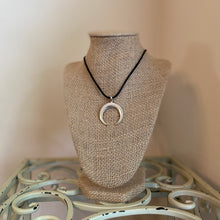 Load image into Gallery viewer, Crescent Horn Moon Necklace
