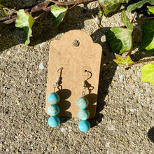 Load image into Gallery viewer, Blue Howlite Earrings
