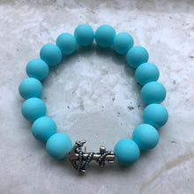Load image into Gallery viewer, Blue Clay Anchor Bracelet
