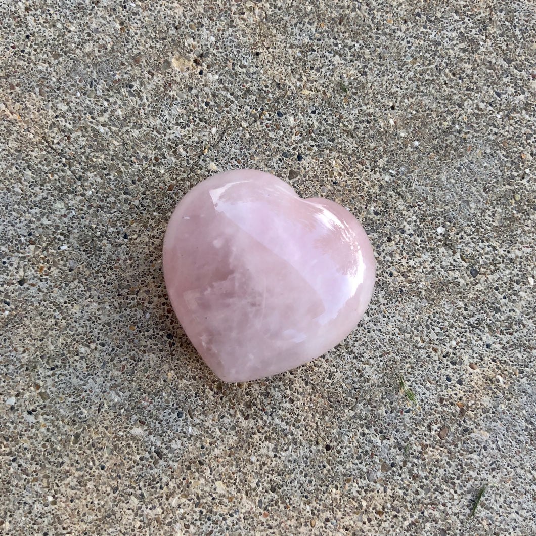 Rose Quartz Heart