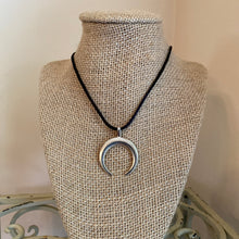 Load image into Gallery viewer, Crescent Horn Moon Necklace
