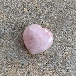 Rose Quartz Heart