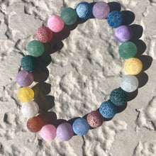 Load image into Gallery viewer, Matte Rainbow Agate Bracelet