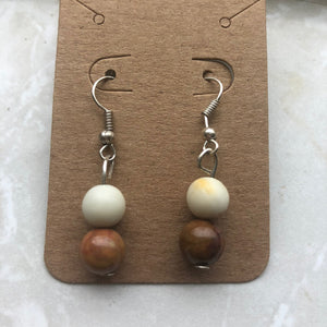 Amazonite & Ocean Jasper Earrings