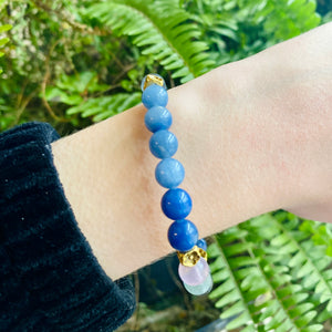 Blue Aventurine & Fluorite Bracelet