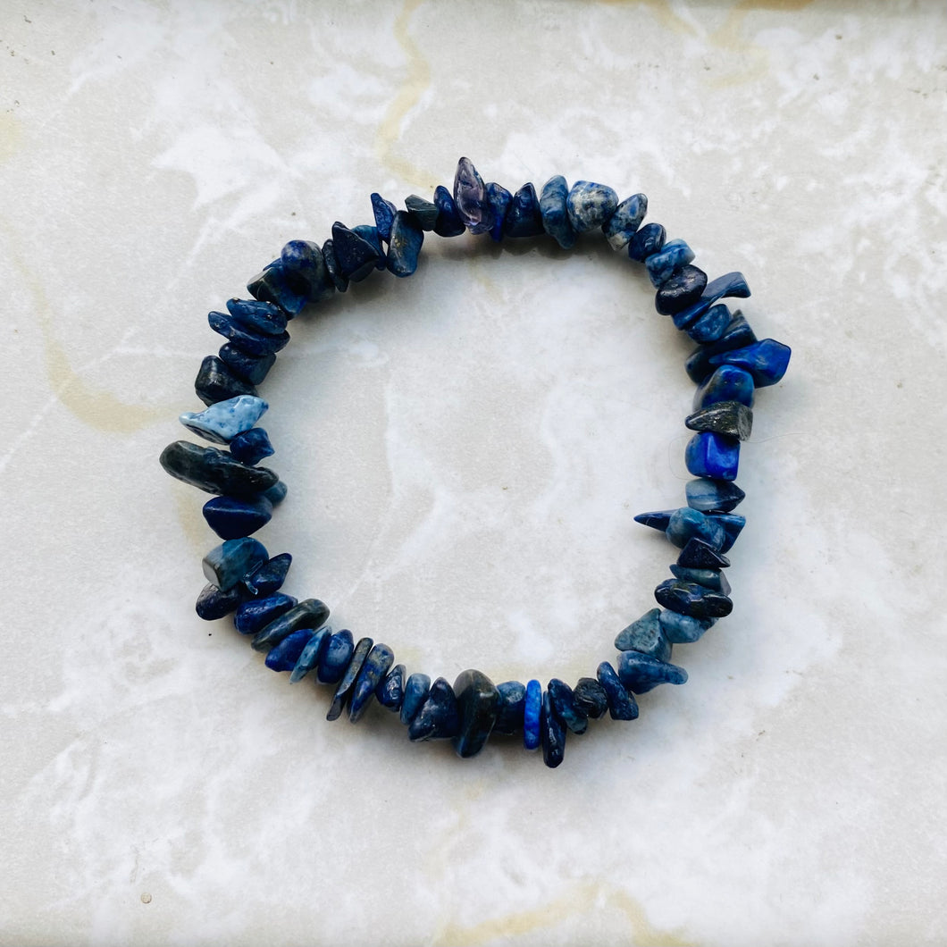 Sodalite Chip Bracelet