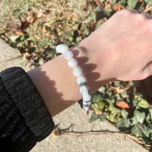 Zebra Stone Ombré Bracelet