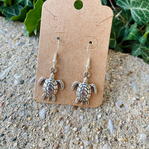 Turtle Charm Earrings