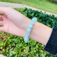Load image into Gallery viewer, Light Blue Chunky Glass Bracelet
