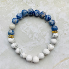 Load image into Gallery viewer, Howlite &amp; Sodalite Bracelet
