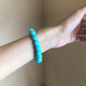 Blue Clay Anchor Bracelet