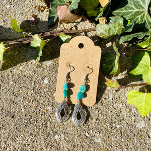 Amazonite Drop Earrings
