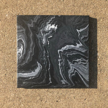 Load image into Gallery viewer, “Storm” Black &amp; White 12x12 Painting

