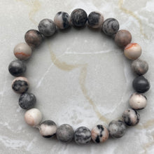 Load image into Gallery viewer, Pink Zebra Stone Bracelet
