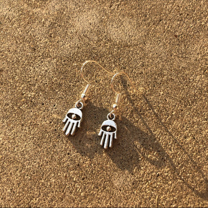 Hamsa Earrings