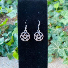 Load image into Gallery viewer, Pentagram Charm Earrings

