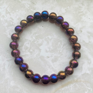 Iridescent Oil Slick Bracelet