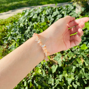 Pink Opal Chip Bracelet