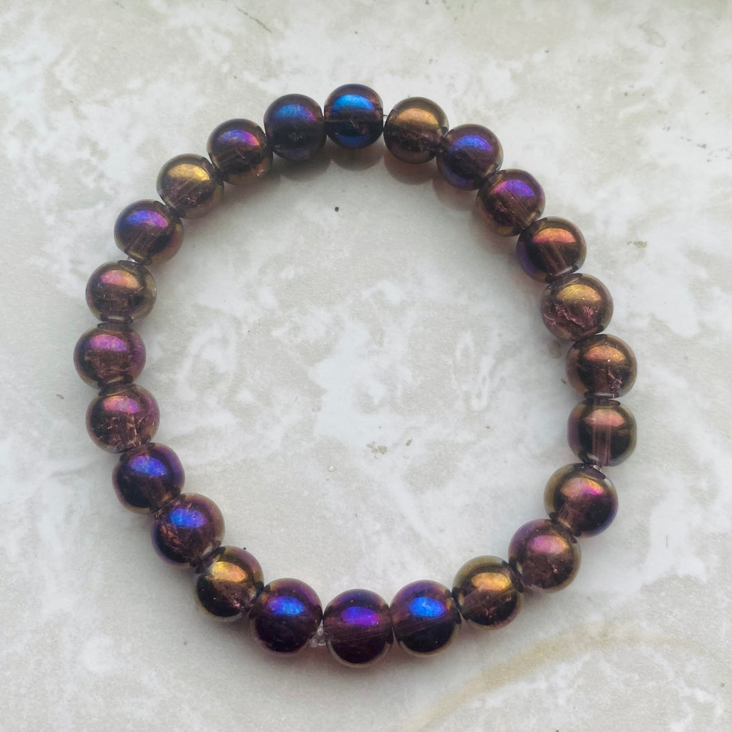 Iridescent Oil Slick Bracelet