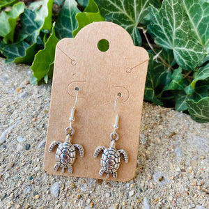 Turtle Charm Earrings