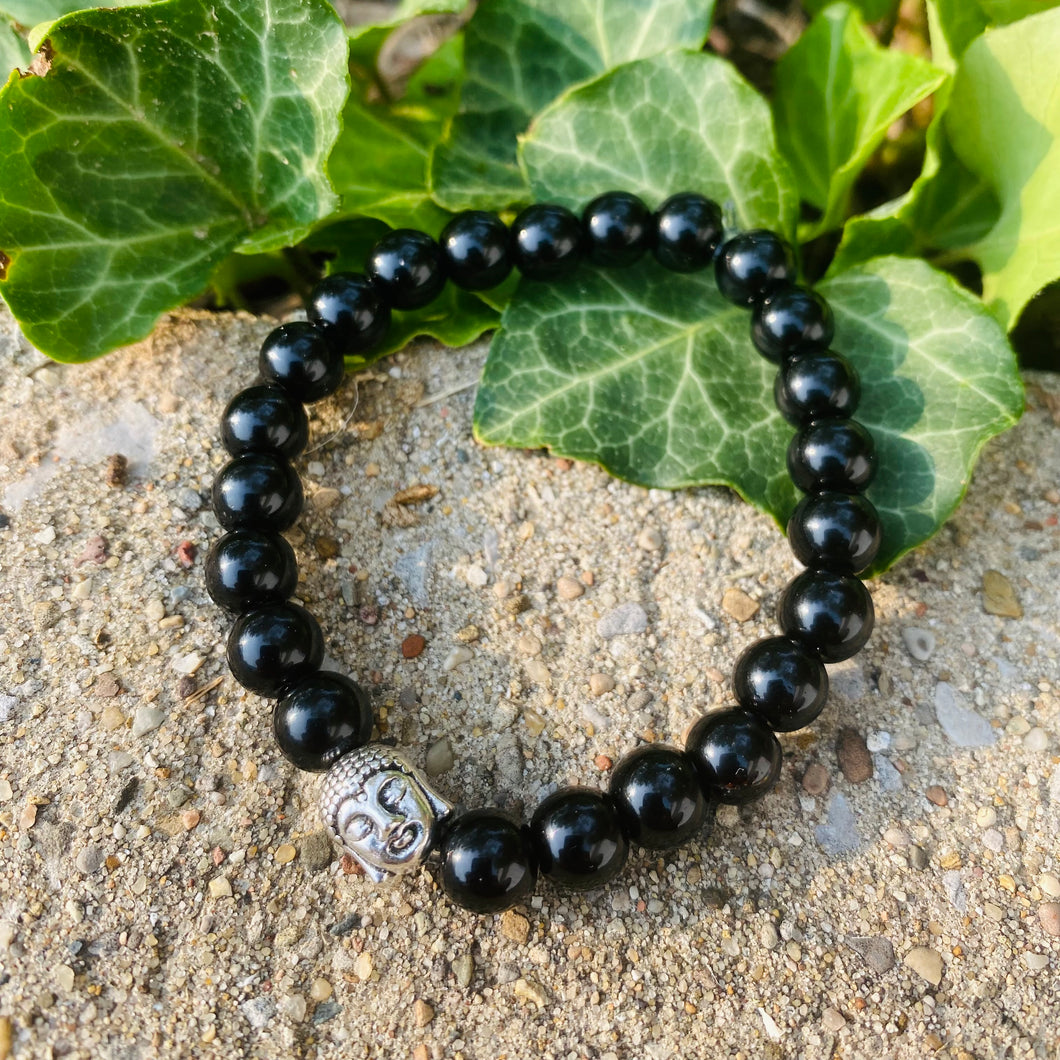 Onyx Buddha Bracelet