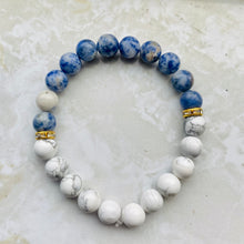 Load image into Gallery viewer, Howlite &amp; Sodalite Bracelet
