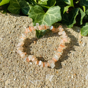 Pink Opal Chip Bracelet